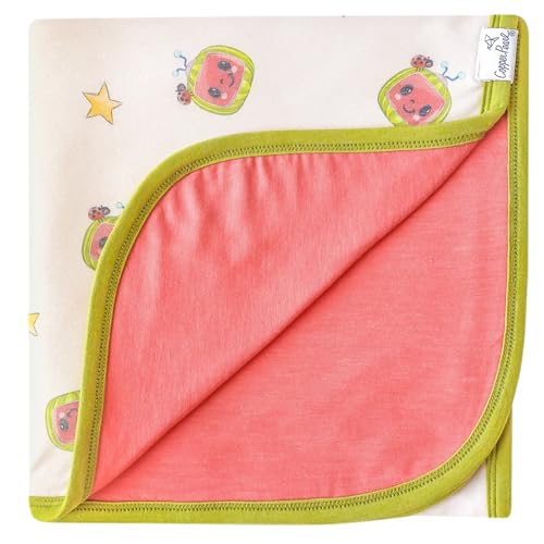 Image of Copper Pearl Jumbo 3-Layer Baby Blanket: Soft Baby Quilts for Boys and Girls | Breathable, Cozy, Toddler Blanket | Baby Quilt for Newborns | 46x46 Premium Polyester /Rayon | CoComelon
