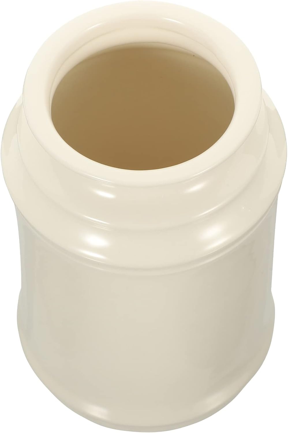 Amosfun Multi Functional Ceramic Kitchen Utensil Holder Convenient Storage Can for Cutlery Reusable Chopstick Organizer Scratch Resistant Easy to Clean for Kitchen Decor