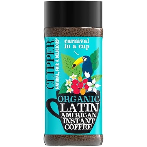 Clipper Instant Coffee, Latin American, 3.5oz jar (100g)