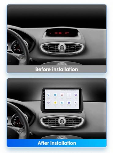Navegación de video para Renault Clio 3 con GPS y Android Auto 2