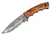 Damascus Steel Knife with Leather Sheath – 9
