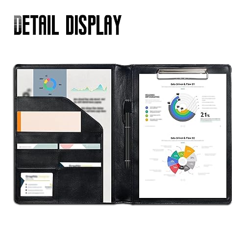 HUIACONG Custodia per biglietti da visita con note...