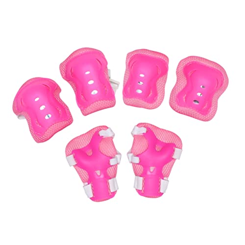 ifundom 1Set Sports Protective Gear Thickened Elbow Wrist Guards for Roller Skating Cycling and Skateboarding Shock Absorbing Comfortable Color