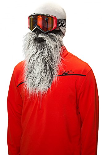 Beardski Maschera da Sci con Barba - Biker Grigio