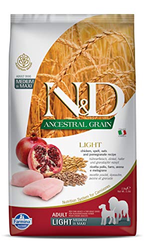 Produktbild von FARMINA Ancestral Grain Huhn & Granatapfel Light Hund Medium & Maxi - 2,5 kg
