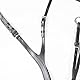 PFIFF 102751 Vorderzeug „Shaped“ Anatomisches Leder Geschirr, Schwarz Cob