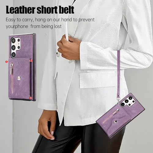 Coque Samsung S24 Ultra LLXKFQKB violette idéale en déplacement