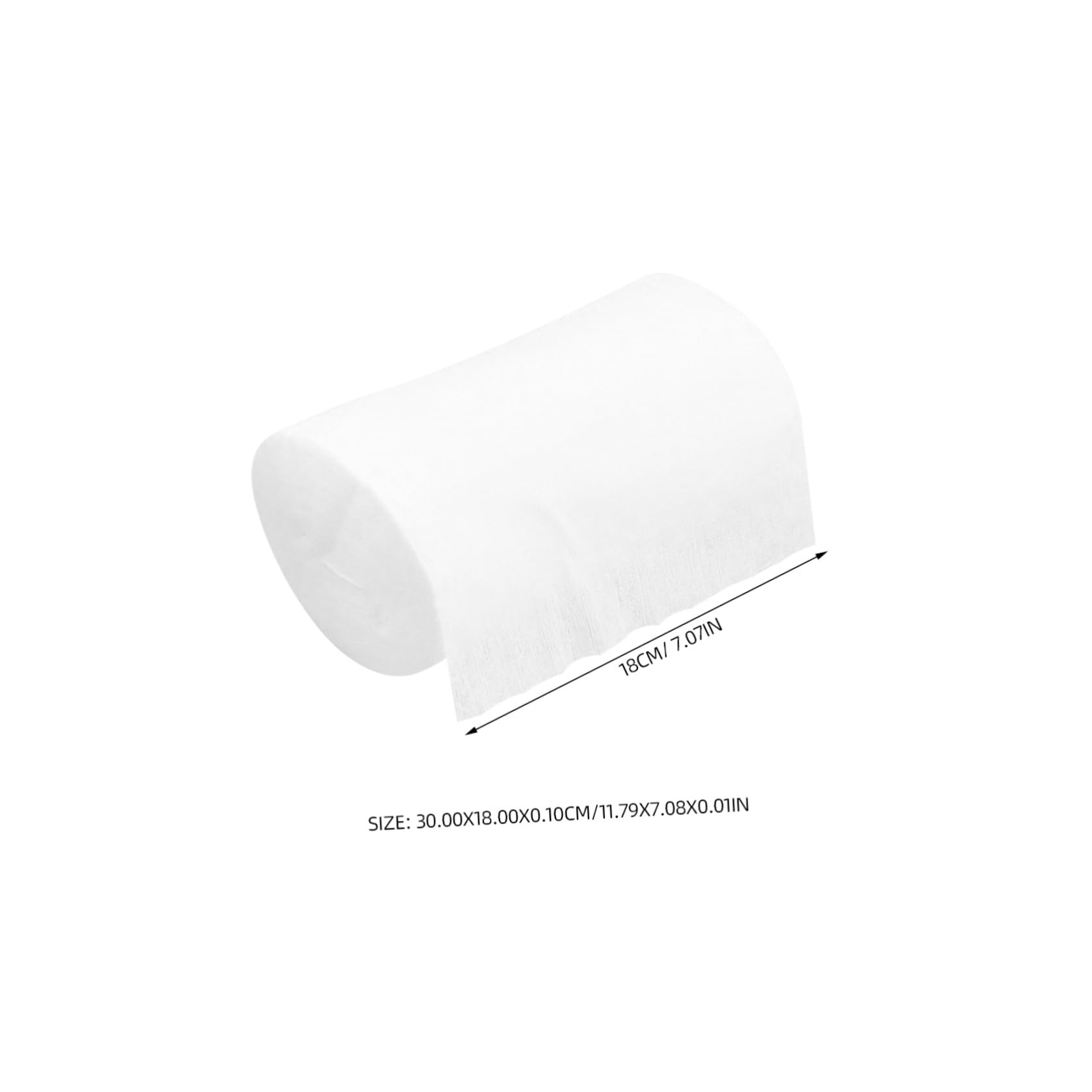 Abaodam Lot de 100 Lingettes en Fibre pour Couches Lavables, Blanc, Protection Absorbante Pratique pour Bébés
