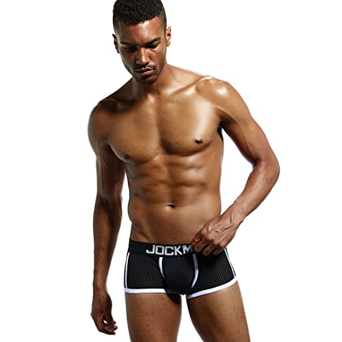 JOCKMAIL Men's Boxer Briefs Mesh Quick Dry Comfort Mens Boxer Briefs Stretch Trunks4