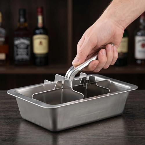 Bandeja para cubitos de hielo de acero inoxidable miniatura 3