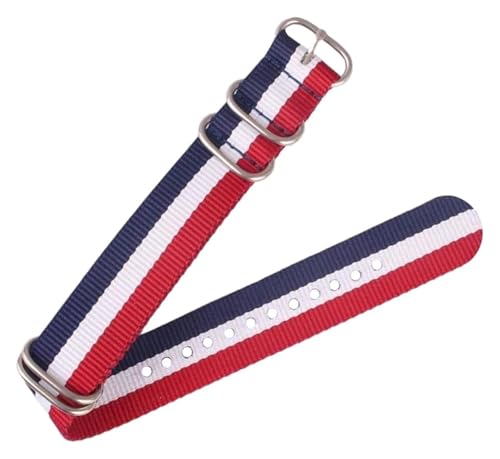 Bracelet de montre nylon anti irritation sangle tissée souple confortable