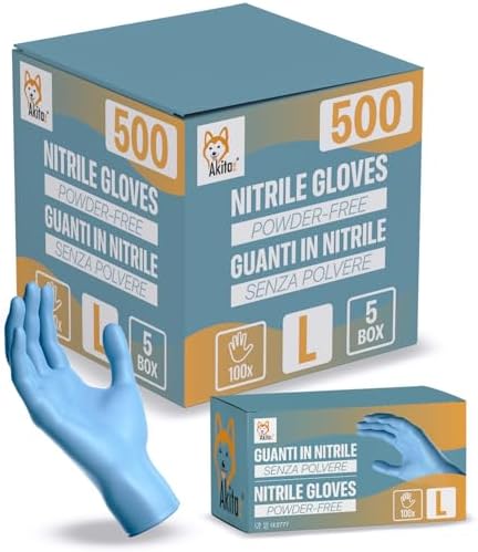 Guanti Monouso Guanti In Nitrile Monouso EKO Senza Lattice Senza Talco Medicali - Box Da 100Pz Guanti Lattice Monouso - Foto 13