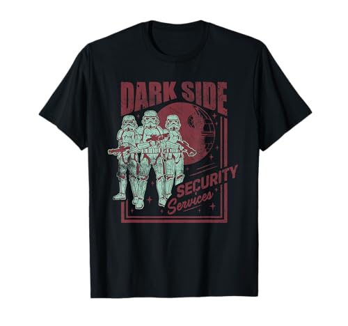 Star Wars Stormtrooper Dark Side Security Services Vintage T-Shirt