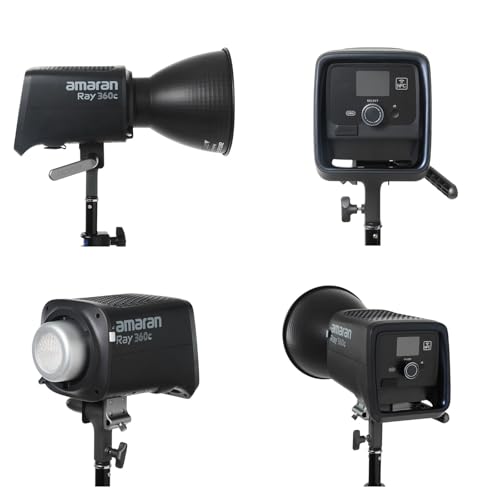 Luz RGB Amaran Ray 360c de 360W con CCT variable y 17 130 lux 4