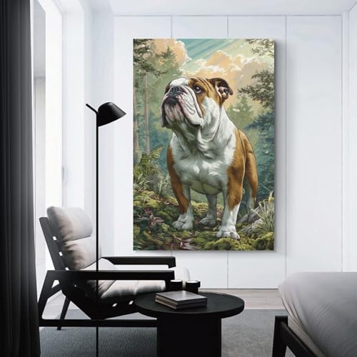 Cuadros modernos impresiones de lienzo de perro tierno para llenar de alegría tu hogar 3