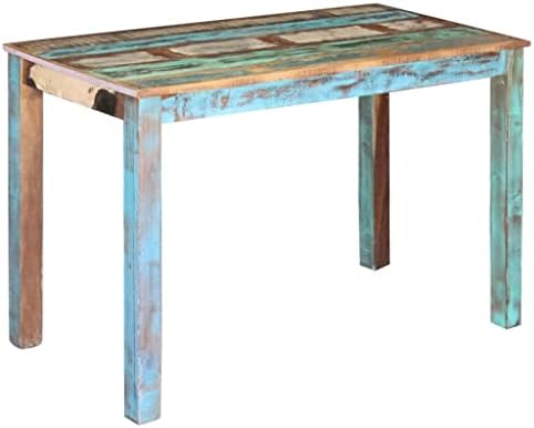 vidaXL Dining Table Solid Reclaimed Wood Dining Room Kitchen Home Furniture