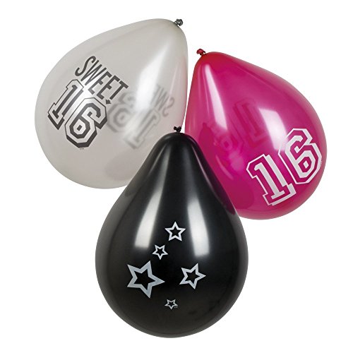 Preisvergleich Produktbild Luftballons "Sweet 16" 6er Pack