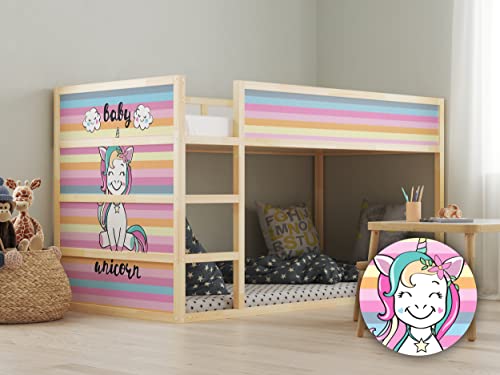 Calcomanías Unicornio para Cama KURA Infantil