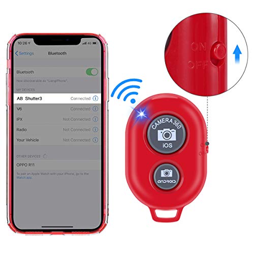 Bluetooth Camera Remote Shutter Control for Smartphones (4 Pack), Tranesca Bluetooth Camera Remote Controller Compatible with iPhone/Android Cell Phone Camera - Create Amazing Photos and Selfies - Thumbnail 3