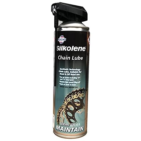 Silkolene motorcycle quad aerosol spray can chain lube lubricant 500ml Cover