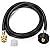 BlueStars 6FT Propane Hose Adapter 1lb to 20lb - Gas Hose with QCC1/Type1 for 5-40lb Propane Tanks - for Weber Q Grill, Coleman Camp Stove, Buddy Heater, Blackstone Griddle with CGA600 Connection