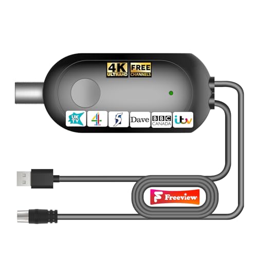 TV Aerial Booster Amplifier for Freeview HD High Gain Signal Booster for Indoor TV Aerials Improves Weak Signal & Reduces Pixelation Low Noise USB Powered Digital TV Amplifier for Smart & Older TVs