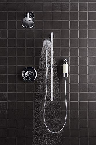 Kohler 30646-Cp Aquifer Shower Water Filtration System, Reduce Chlorine, Includes Filter Replacement, Polished Chrome #TOP3