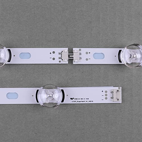Tira de LED para reparación de pantalla con iluminación trasera en serie 50LB653V de 10 Uds