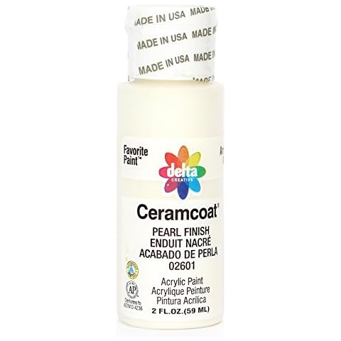 Delta Creative Ceramcoat Metallic and Pearl Acrylic Paint in Assorted Colors (2 oz), , Pearl Finish Cover