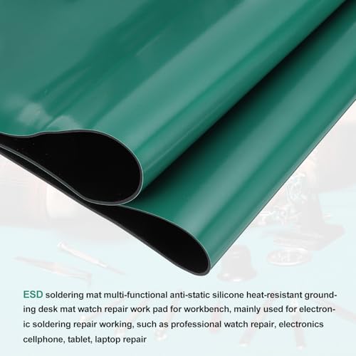 Tapis de soudure ESD silicone antistatique résistant Quarkzman