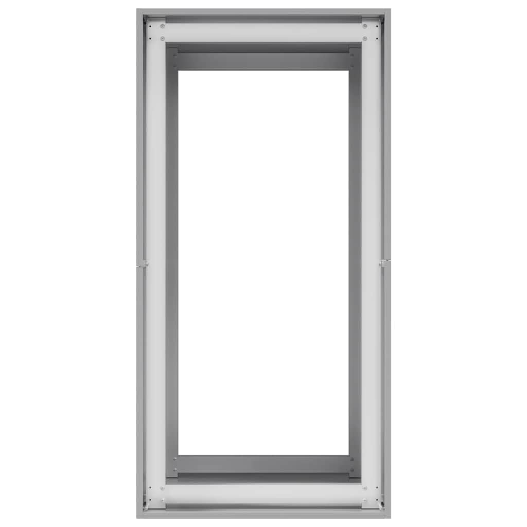 Doniczka 40x80x80 cm Stal ocynkowana Podwyższona Grządka Ogrodowa Duża Skrzynia na Kwiaty Warzywa Zioła Odporna na Rdzę Wzmocniona Stabilna Konstrukcja z Otwartym Dnem Idealna na Balkon Taras Ogród