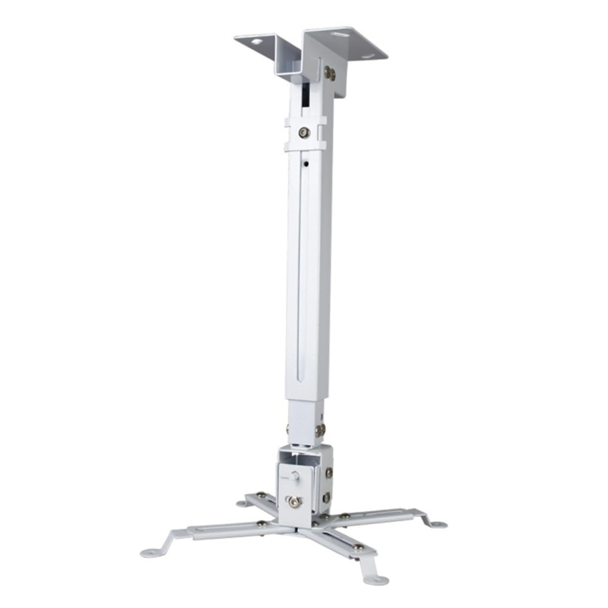 UPKOCH Supporto da Soffitto Regolabile per Proiettore Led, Staffa in Ferro per Proiettore da 15 Kg, Montaggio Flessibile per Uso Domestico e Aziendale