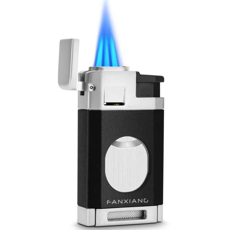 Encendedor para cigarros con cortador y ventana visible miniatura 6