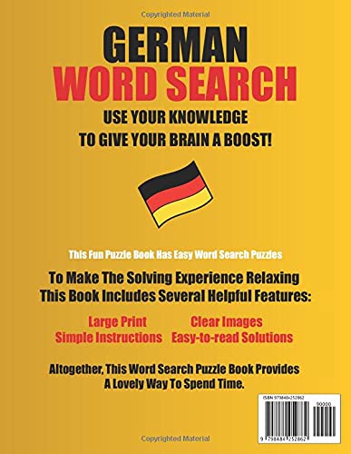 100 Extra Large Print German Word Search Book - Image 2