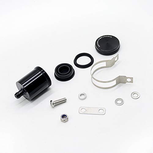 image for YUANQIAN Universal Aluminum Motorcycle Brake Clutch Reservoir Cup Rese