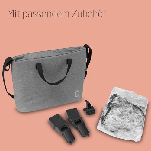 Maxi-Cosi Zelia S Trio, 3-in-1 Kinderwagen, 0–22 kg, Grau – Ansicht 6
