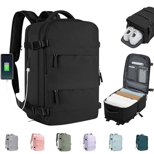 majesticBN Mochila para Viaje Mujer y Hombre Materiales Resistentes, Marca Española. Múltiples Bolsillos, Apta para Cabina Avión y Estilo de Vida Libre. 42x17x31 Cm