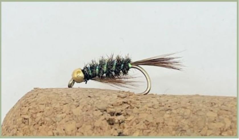 Barbless Pearl Diawl Bach Trout Flies, Goldhead Choice of size and quantity excellent nymph pattern for fly fishing (3, Mixed)