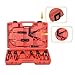 ONHUMILLION 9pcs Hose Clamp Pliers for Fuel Oil & Water Hoses, Automotive Long Reach Hose Clamp Remover Kit with Flexible Wire Clic R Type Swivel Jaw Flat Band Pliers Case.