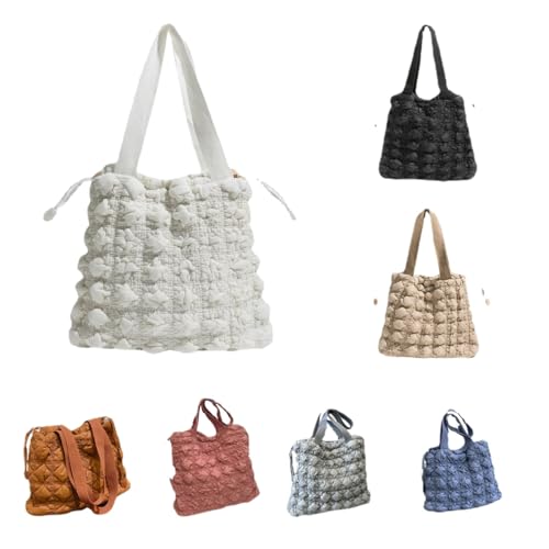 Bubble Quilted Hobo Women Handbag Cloud Tote Shoulder Bag Casual