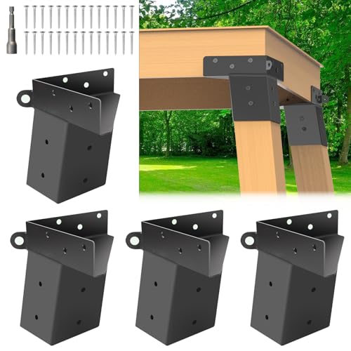 Deer Stand Brackets 4'x 4', Elevator Brackets 4Pcs ,...