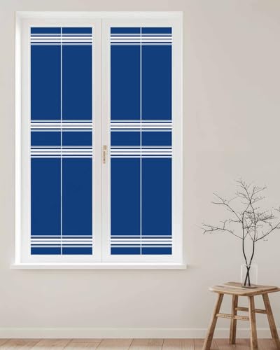 Película Decorativa para Ventanas Blue White 17x78 pulgadas miniatura 2