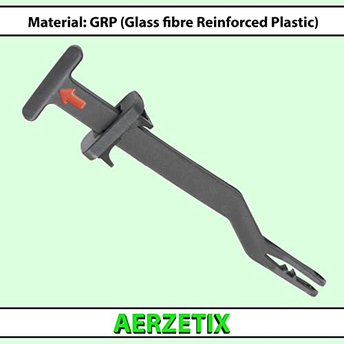 AERZETIX - C65442 - Griff, Motorhaubenentriegelung - länge 146 mm - aus glasfaserverstärktem kunststoff - kompatibel mit Vw 3B0 823 593D, 3B0823593D01C