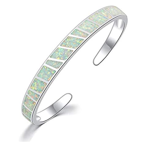 CiNily White Opal Cuff Bracelet Cover