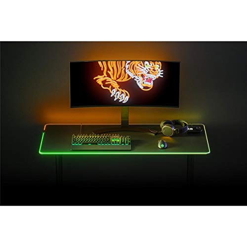 Image of SteelSeries QcK Prism RGB Gaming Surface - 3XL Cloth Mouse Pad of All Time - Optimized for Gaming Sensors - Maximum Control, Black