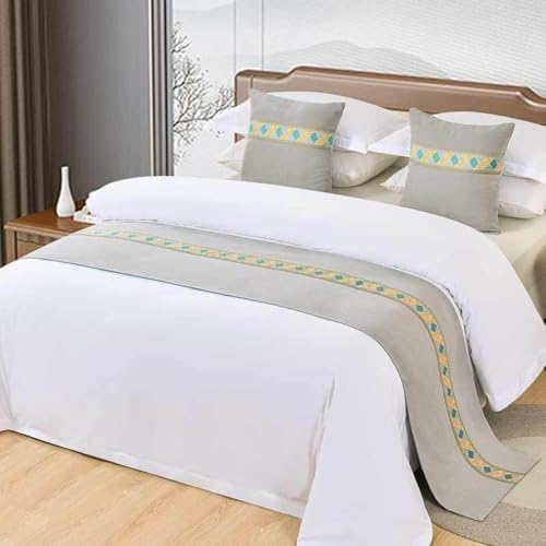 �z�e�� �x�b�h�X���[ �x�b�h���C�i�[ �t�b�g�X���[ �t�b�g���C�i�[ �����Q��J�o�[���b�g �W���J�[�h�D��x�b�h�X�v���b�h���� �_�炩�����K�ȃx�b�h�G���h�^�I�� �c�C���A�N�C�[���A�L���O�T�C�Y�p-Gray||50X210cm for 1.5m Bed