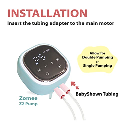 Conjunto de tubos compatible con extractor eléctrico de leche Zomee Z2 miniatura 4