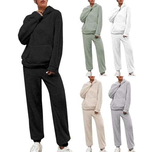 Pyjama long en coton femme hiver flanelle grande taille ensemble nuit 2 pièces éponge maison