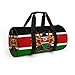 Kenyan Flag Coat of Arms Fashion Gym Bag Lightweight Duffel Bags Luggage Handbags for Sports Travel