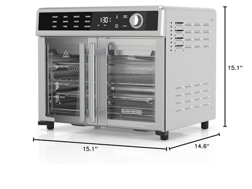 Black+Decker TO62D5-1SD Crisp 'N Bake French Door Air Fryer Oven thumb #8